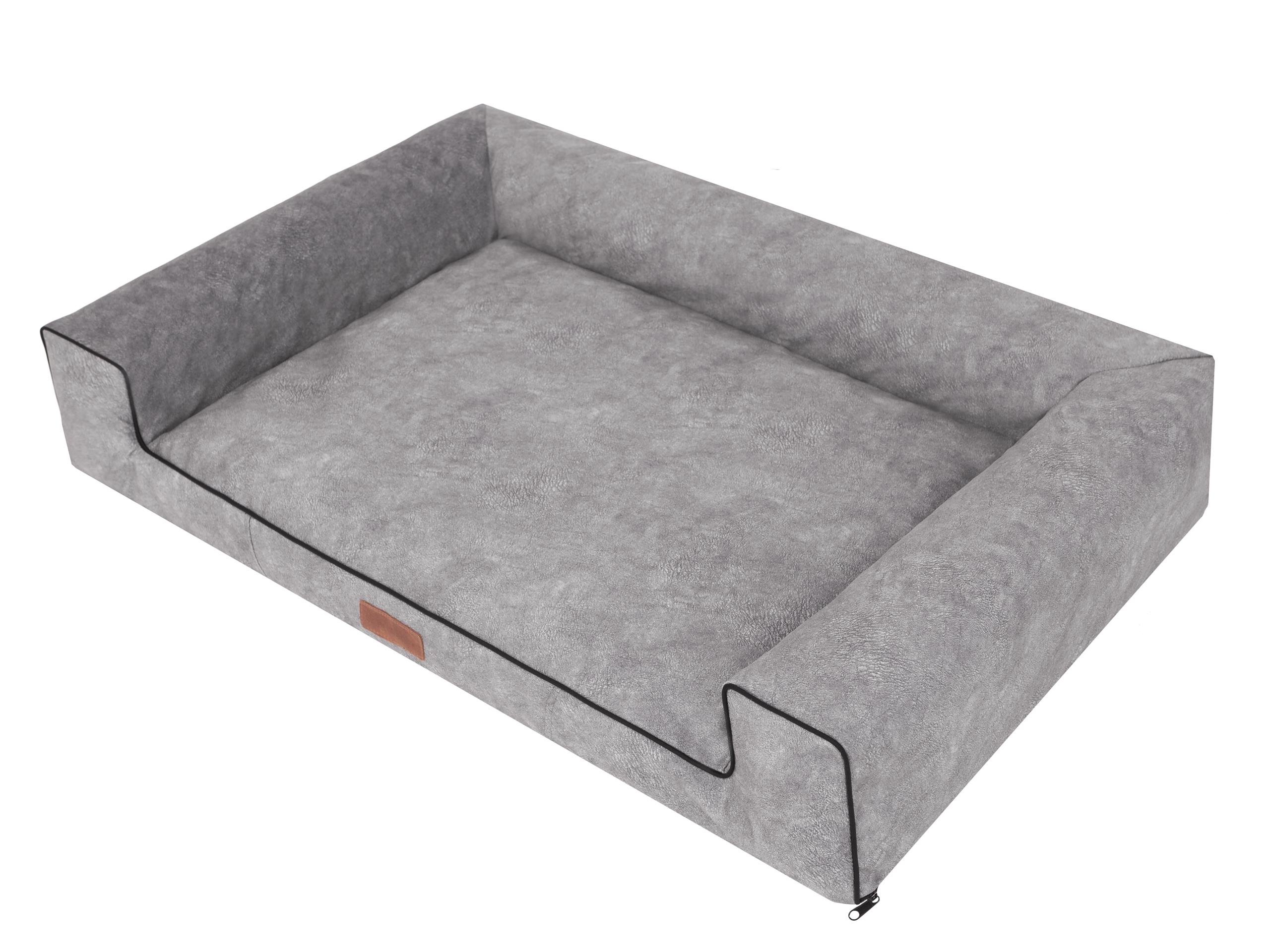 Dog's Lifestyle Orthopedische Hondenmand Lounge Bed Misty Grijs Orthopedische Hondenmand Lounge Bed Misty Grijs - Afbeelding 2