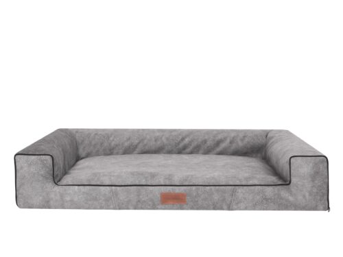Grote hondenmand Hondenbed Surplus Rotan Bed Orthopedische Hondenmand Lounge Bed Misty Grijs