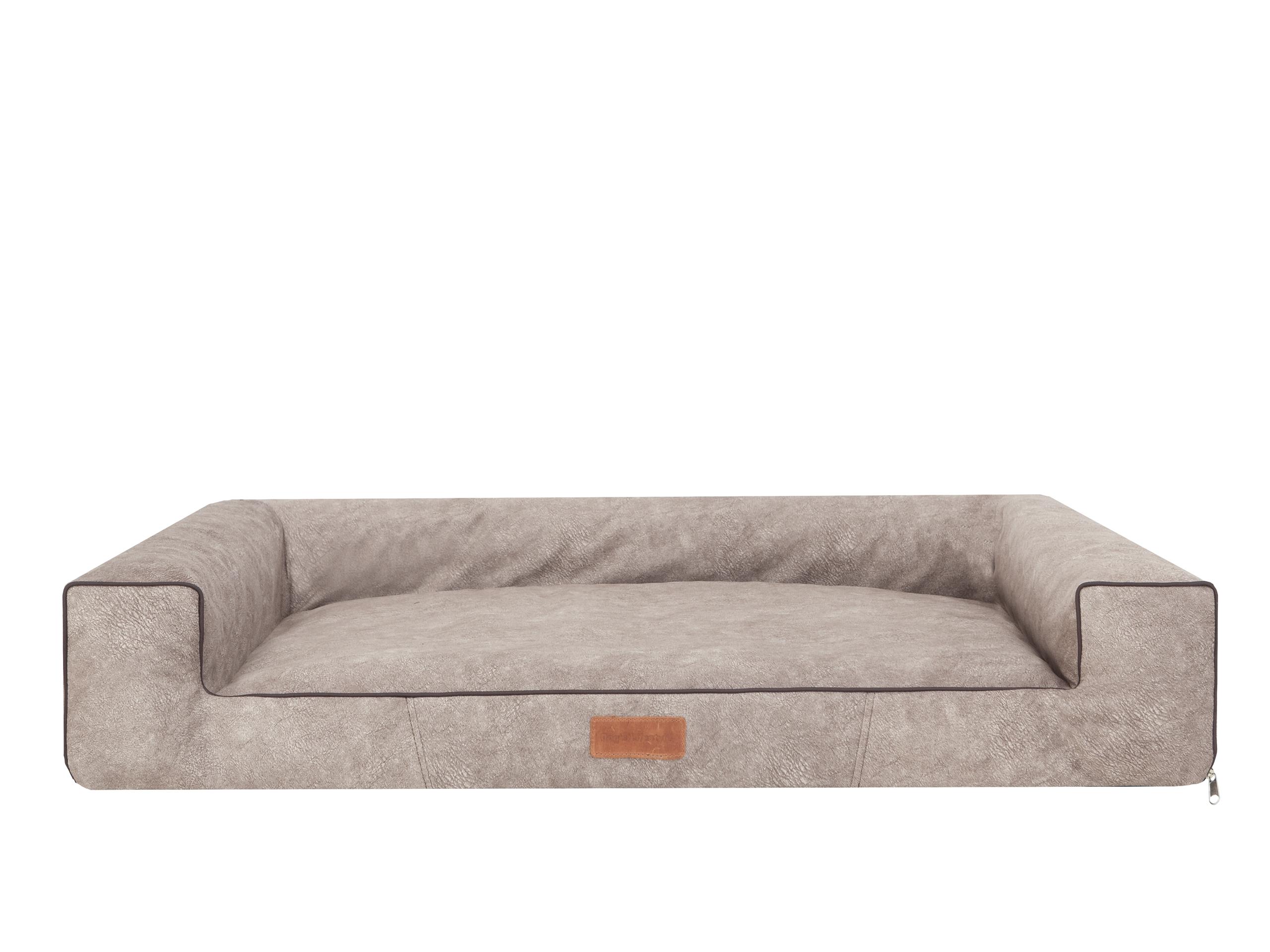 Dog's Lifestyle Orthopedische Hondenmand Lounge Bed Misty Taupe Orthopedische Hondenmand Lounge Bed Misty Taupe