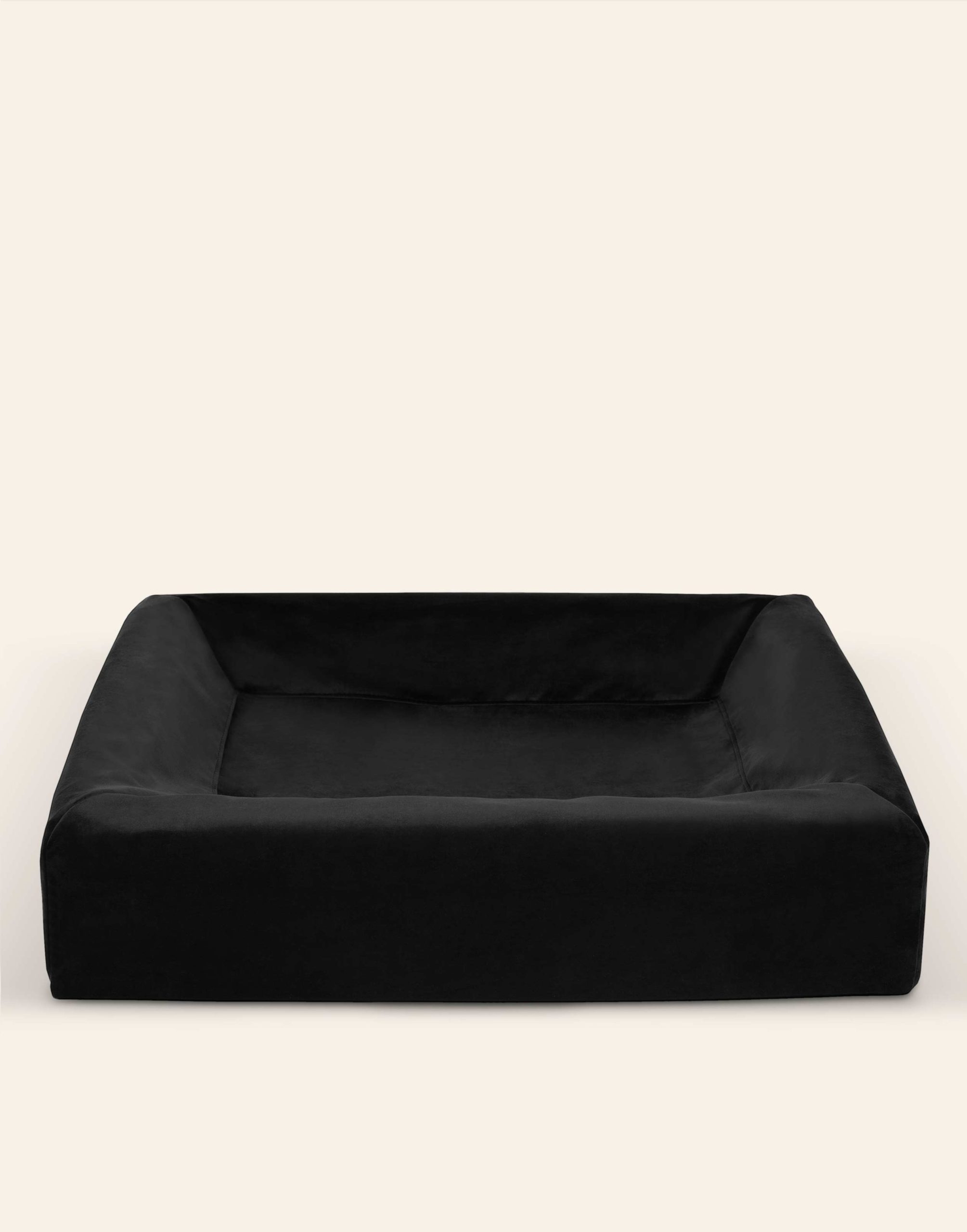 Bia Bed Bia Bed Hondenmand Hoes Royal Fluweel Zwart Bia Bed Hondenmand Hoes Royal Fluweel Zwart - Afbeelding 2