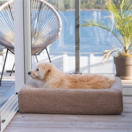 Grote hondenmand Hondenbed Surplus Rotan Bed Bia Bed Hondenmand Hoes Teddy Beige