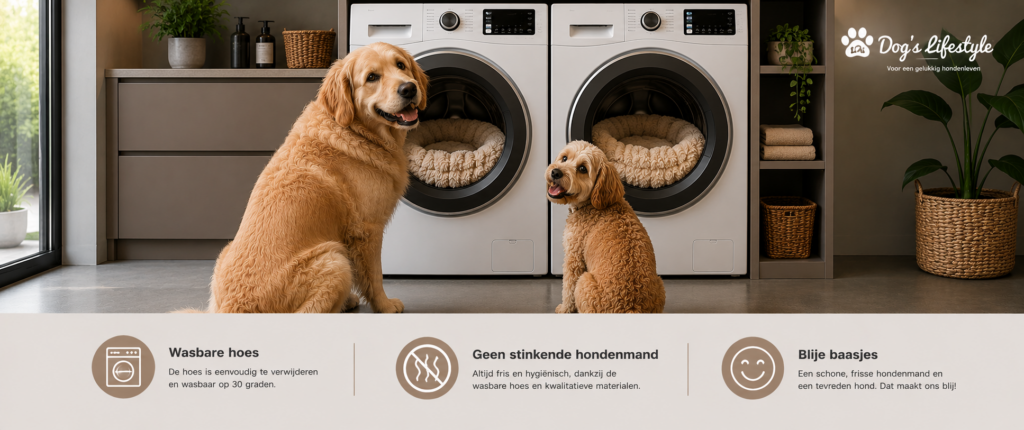 Een hondenmand: hoe was je de hoes? Een hondenmand: hoe was je de hoes?
