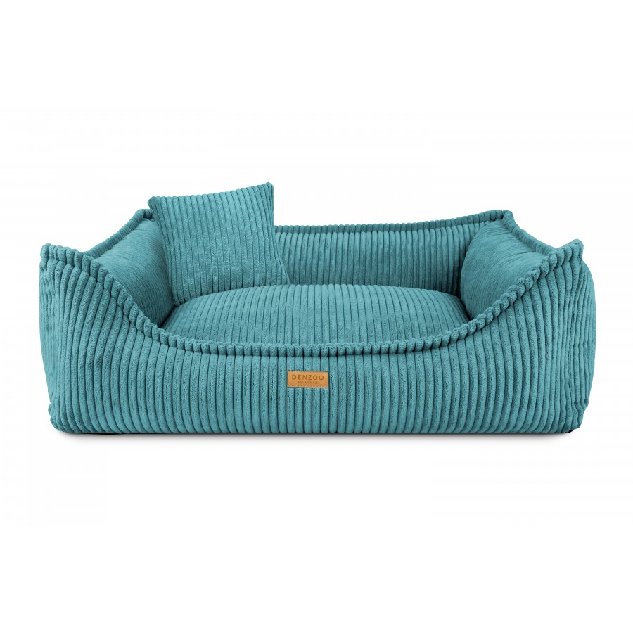 Denzoo Orthopedische Hondenmanden Orthopedische Hondenmand Milano Ribbed Turquoise – Visco Memory Foam – Luxe & Wasbaar Orthopedische Hondenmand Milano Ribbed Turquoise – Visco Memory Foam – Luxe & Wasbaar