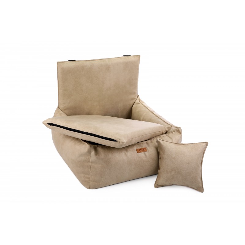 Car Seat / Autostoel Hond Hondenautostoel Bergamo Orthopedisch met VISCO Memory Foam Hondenautostoel Bergamo Orthopedisch met VISCO Memory Foam - Afbeelding 4