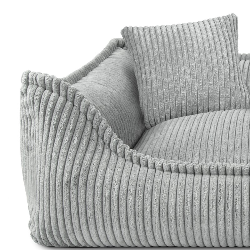 Denzoo Orthopedische Hondenmanden Orthopedische Hondenmand Milano Ribbed Grijs – Visco Memory Foam – Luxe & Wasbaar Orthopedische Hondenmand Milano Ribbed Grijs – Visco Memory Foam – Luxe & Wasbaar - Afbeelding 6