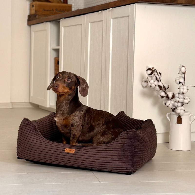 Denzoo hondenmanden Orthopedische Hondenmand Rimini Brede Rib Corduroy & VISCO Memory Foam Orthopedische Hondenmand Rimini Brede Rib Corduroy & VISCO Memory Foam - Afbeelding 22