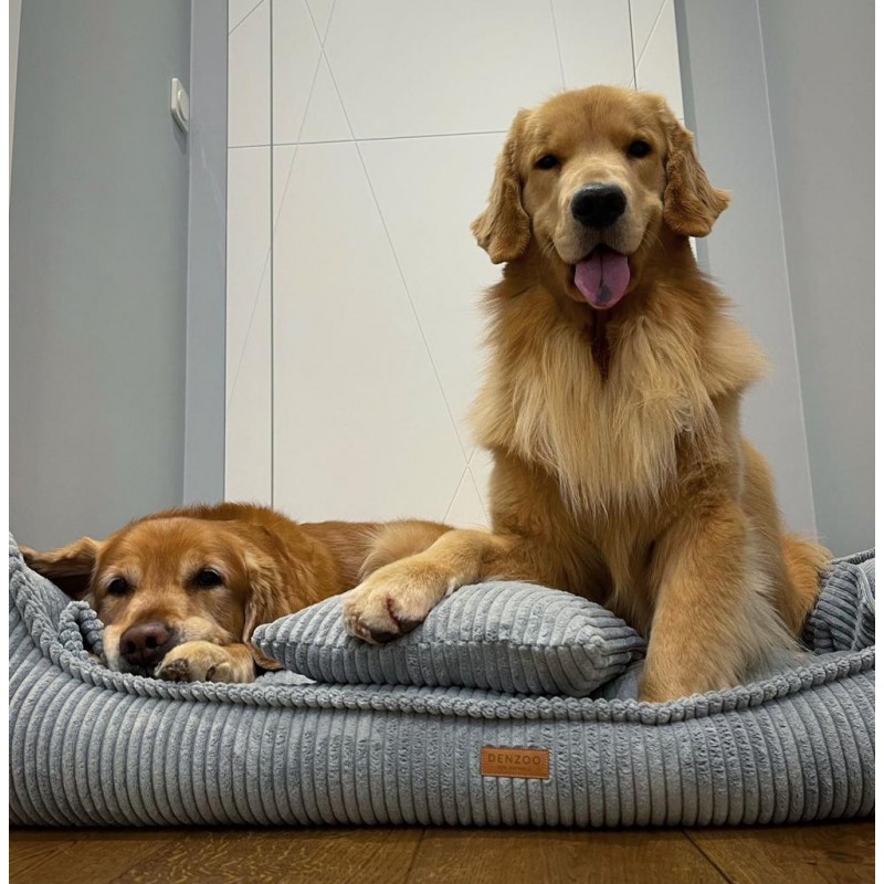 Denzoo Orthopedische Hondenmanden Orthopedische Hondenmand Milano Ribbed Grijs – Visco Memory Foam – Luxe & Wasbaar Orthopedische Hondenmand Milano Ribbed Grijs – Visco Memory Foam – Luxe & Wasbaar - Afbeelding 7
