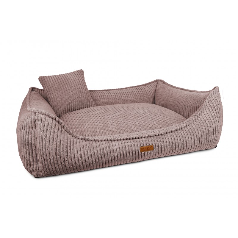 Denzoo Orthopedische Hondenmanden Orthopedische Hondenmand Milano Ribbed Roze – Visco Memory Foam – Luxe & Wasbaar Orthopedische Hondenmand Milano Ribbed Roze – Visco Memory Foam – Luxe & Wasbaar - Afbeelding 4