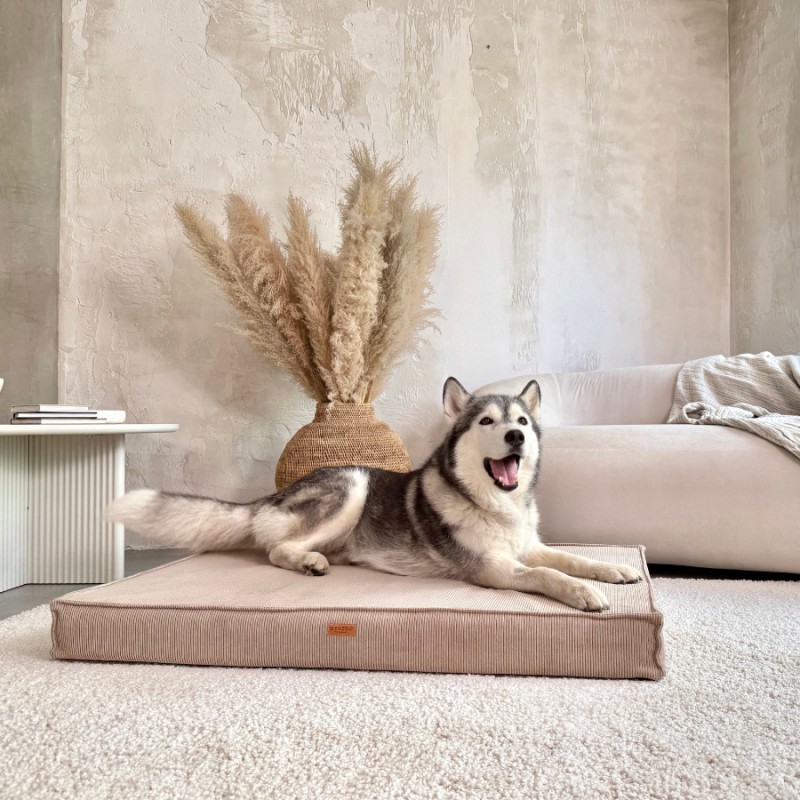 Denzoo hondenmanden Denzoo Torino Taupe – Orthopedisch Hondenmatras met VISCO Memory Foam Denzoo Torino Taupe – Orthopedisch Hondenmatras met VISCO Memory Foam