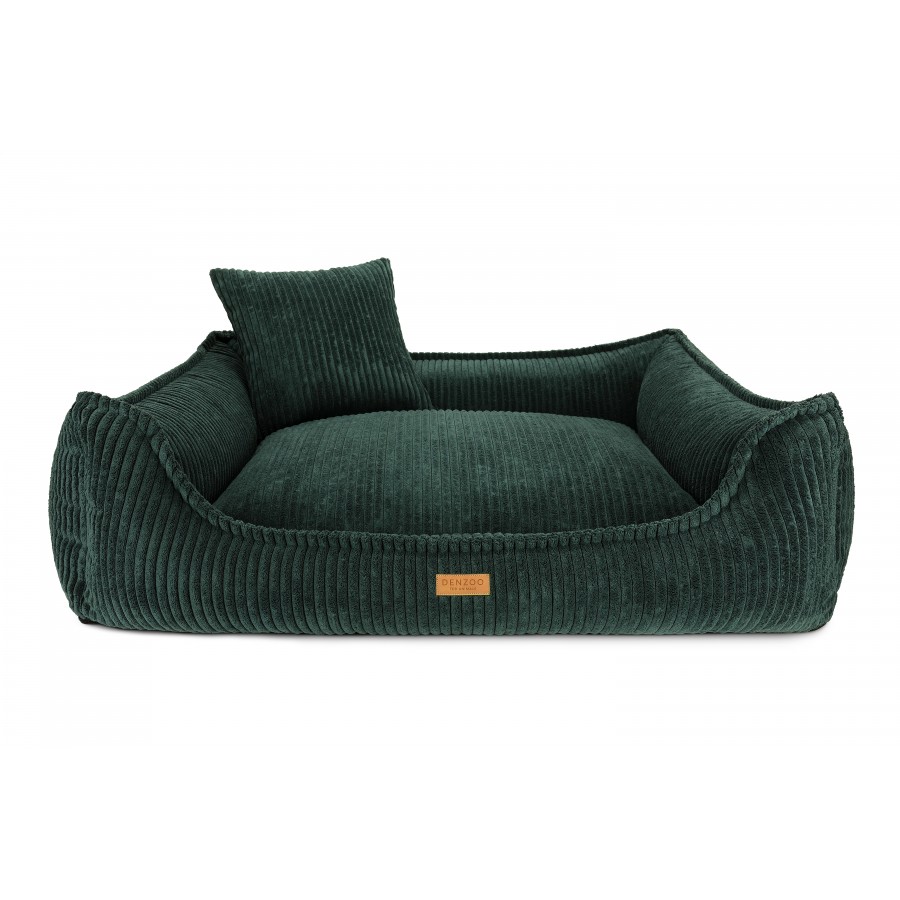 Denzoo Orthopedische Hondenmanden Orthopedische Hondenmand Milano Ribbed Groen – Visco Memory Foam – Luxe & Wasbaar Orthopedische Hondenmand Milano Ribbed Groen – Visco Memory Foam – Luxe & Wasbaar