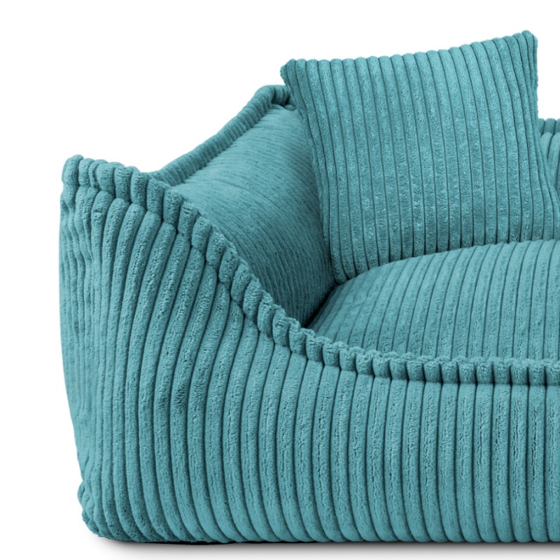 Denzoo Orthopedische Hondenmanden Orthopedische Hondenmand Milano Ribbed Turquoise – Visco Memory Foam – Luxe & Wasbaar Orthopedische Hondenmand Milano Ribbed Turquoise – Visco Memory Foam – Luxe & Wasbaar - Afbeelding 7