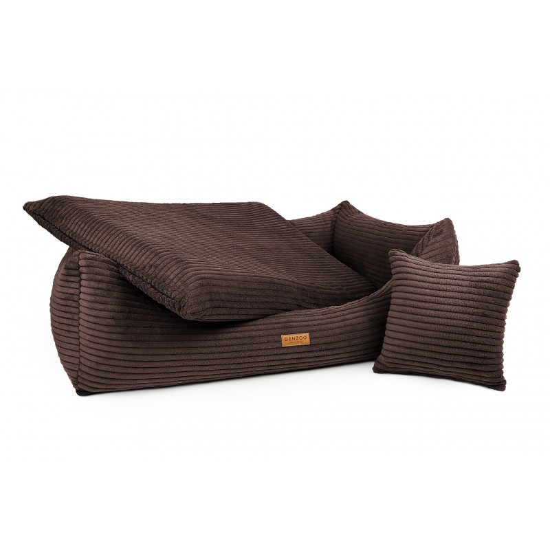 Denzoo hondenmanden Orthopedische Hondenmand Rimini Brede Rib Corduroy & VISCO Memory Foam Orthopedische Hondenmand Rimini Brede Rib Corduroy & VISCO Memory Foam - Afbeelding 19