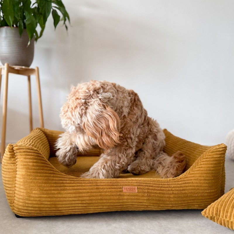 Denzoo hondenmanden Orthopedische Hondenmand Rimini Brede Rib Corduroy & VISCO Memory Foam Orthopedische Hondenmand Rimini Brede Rib Corduroy & VISCO Memory Foam - Afbeelding 28
