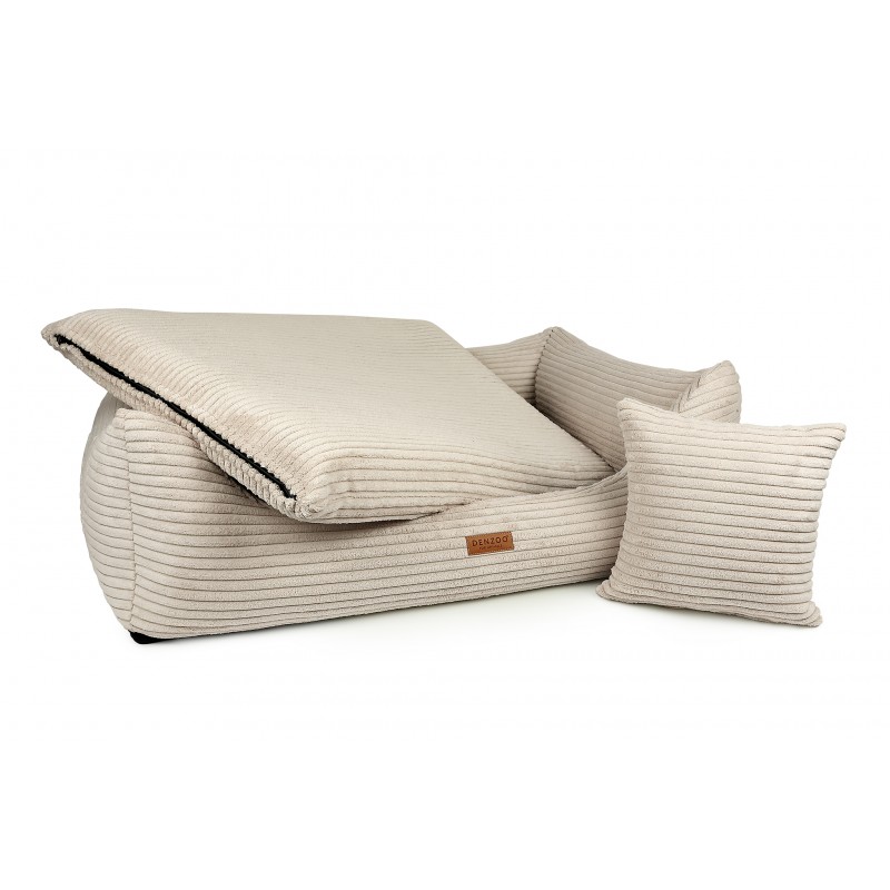 Denzoo hondenmanden Orthopedische Hondenmand Rimini Brede Rib Corduroy & VISCO Memory Foam Orthopedische Hondenmand Rimini Brede Rib Corduroy & VISCO Memory Foam - Afbeelding 15