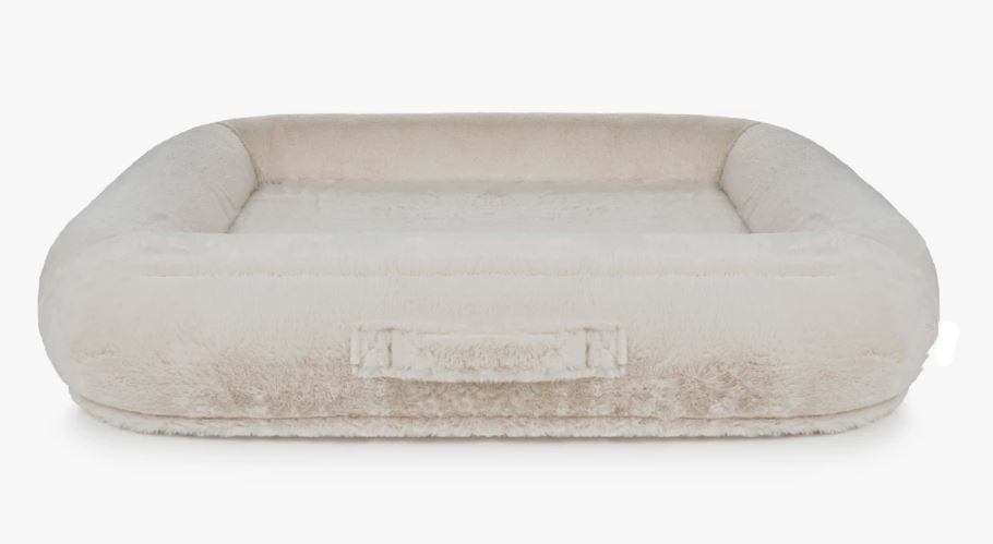 Grote hondenmand Hondenbed Teddy Lichtgrijs – Luxe Hondenmand met Zachte Pluche – Orthopedisch Optioneel – Wasbaar op 30°C Hondenbed Teddy Lichtgrijs – Luxe Hondenmand met Zachte Pluche – Orthopedisch Optioneel – Wasbaar op 30°C - Afbeelding 3