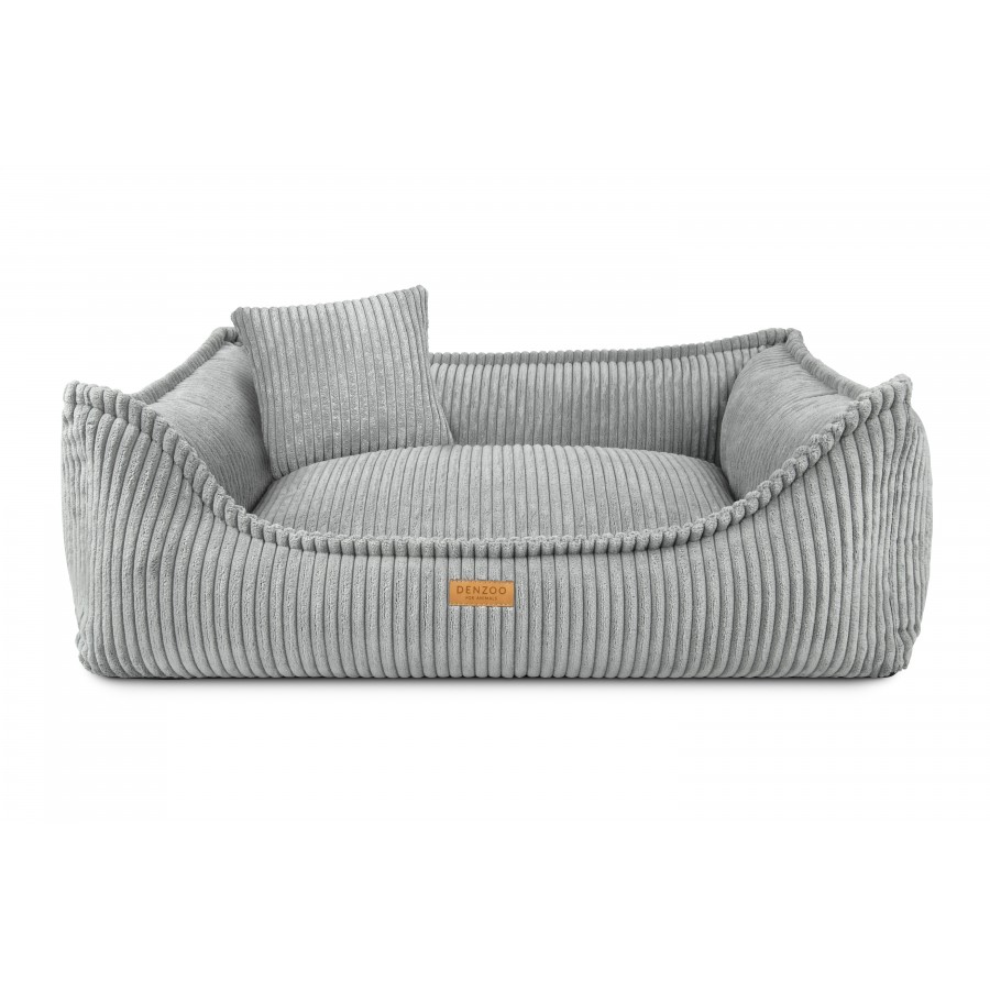 Denzoo Orthopedische Hondenmanden Orthopedische Hondenmand Milano Ribbed Grijs – Visco Memory Foam – Luxe & Wasbaar Orthopedische Hondenmand Milano Ribbed Grijs – Visco Memory Foam – Luxe & Wasbaar
