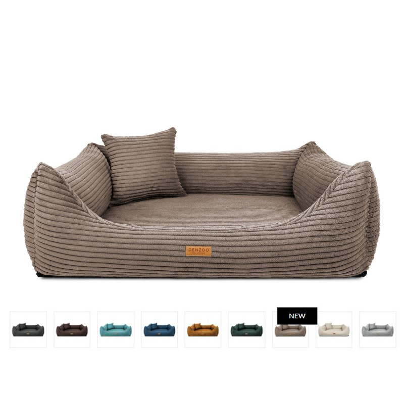 Denzoo hondenmanden Orthopedische Hondenmand Rimini Brede Rib Corduroy & VISCO Memory Foam Orthopedische Hondenmand Rimini Brede Rib Corduroy & VISCO Memory Foam