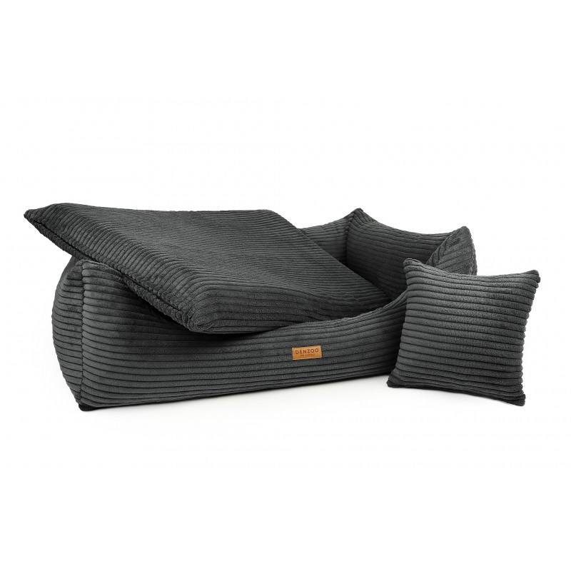 Denzoo hondenmanden Orthopedische Hondenmand Rimini Brede Rib Corduroy & VISCO Memory Foam Orthopedische Hondenmand Rimini Brede Rib Corduroy & VISCO Memory Foam - Afbeelding 11