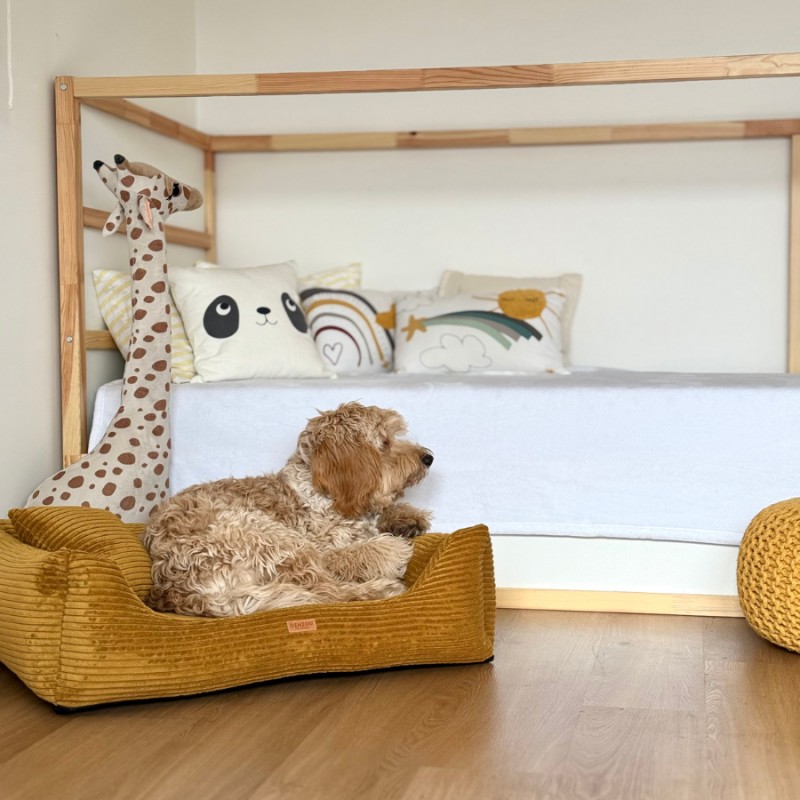 Denzoo hondenmanden Orthopedische Hondenmand Rimini Brede Rib Corduroy & VISCO Memory Foam Orthopedische Hondenmand Rimini Brede Rib Corduroy & VISCO Memory Foam - Afbeelding 26