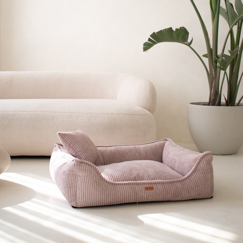 Denzoo Orthopedische Hondenmanden Orthopedische Hondenmand Milano Ribbed Roze – Visco Memory Foam – Luxe & Wasbaar Orthopedische Hondenmand Milano Ribbed Roze – Visco Memory Foam – Luxe & Wasbaar - Afbeelding 8