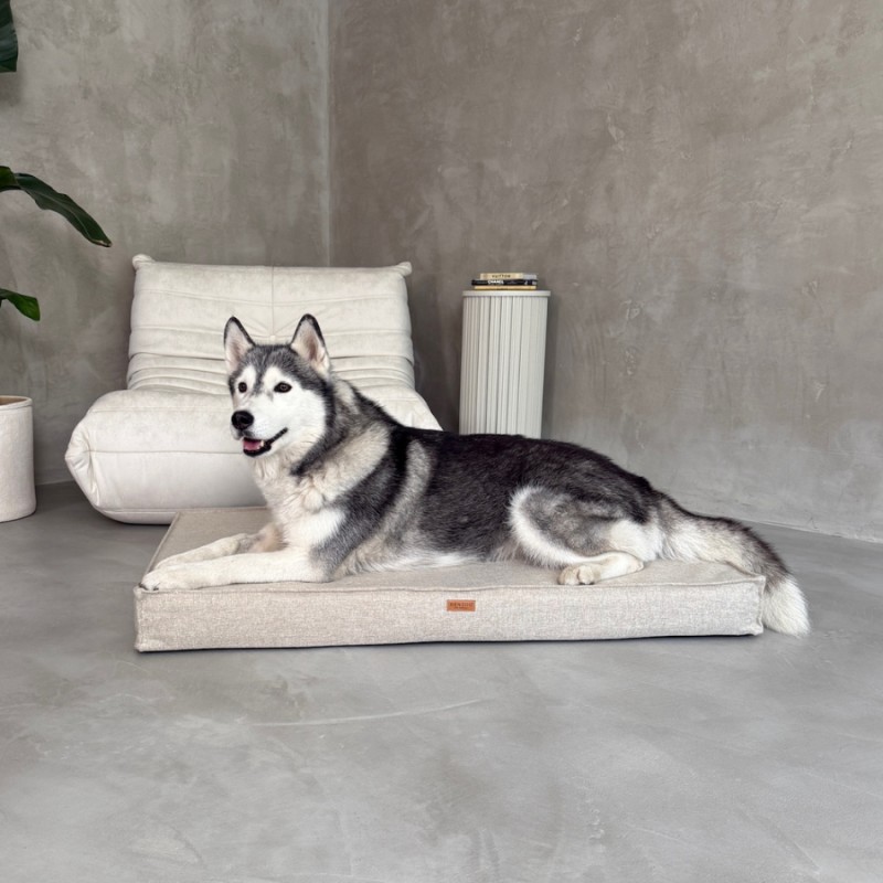 Denzoo Orthopedische Hondenmanden Orthopedisch hondenmatras Roma Beige met VISCO Memory Foam Orthopedisch hondenmatras Roma Beige met VISCO Memory Foam - Afbeelding 3