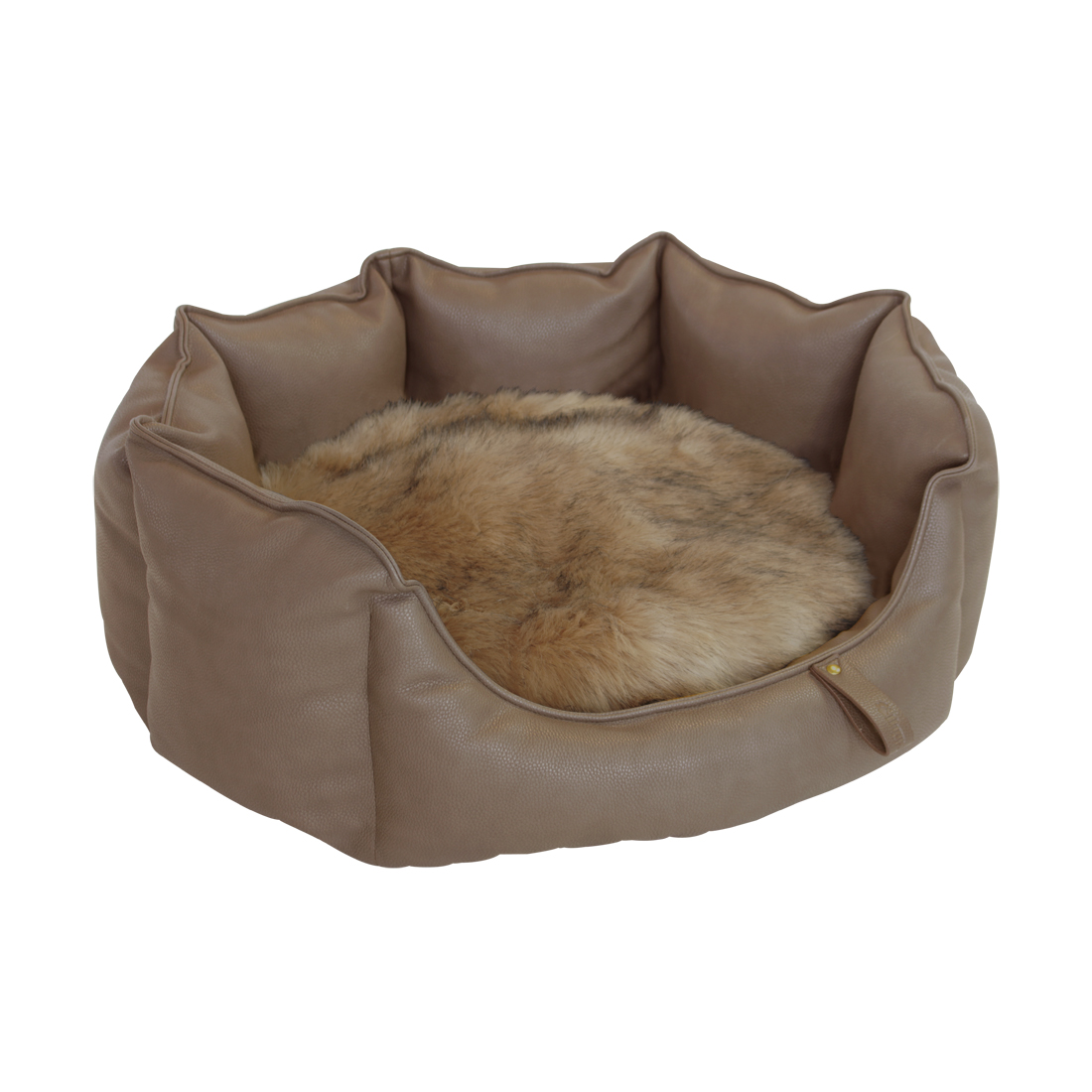 Happy House Happy House Hondenmand Rond Vip Taupe Happy House Hondenmand Rond Vip Taupe - Afbeelding 2
