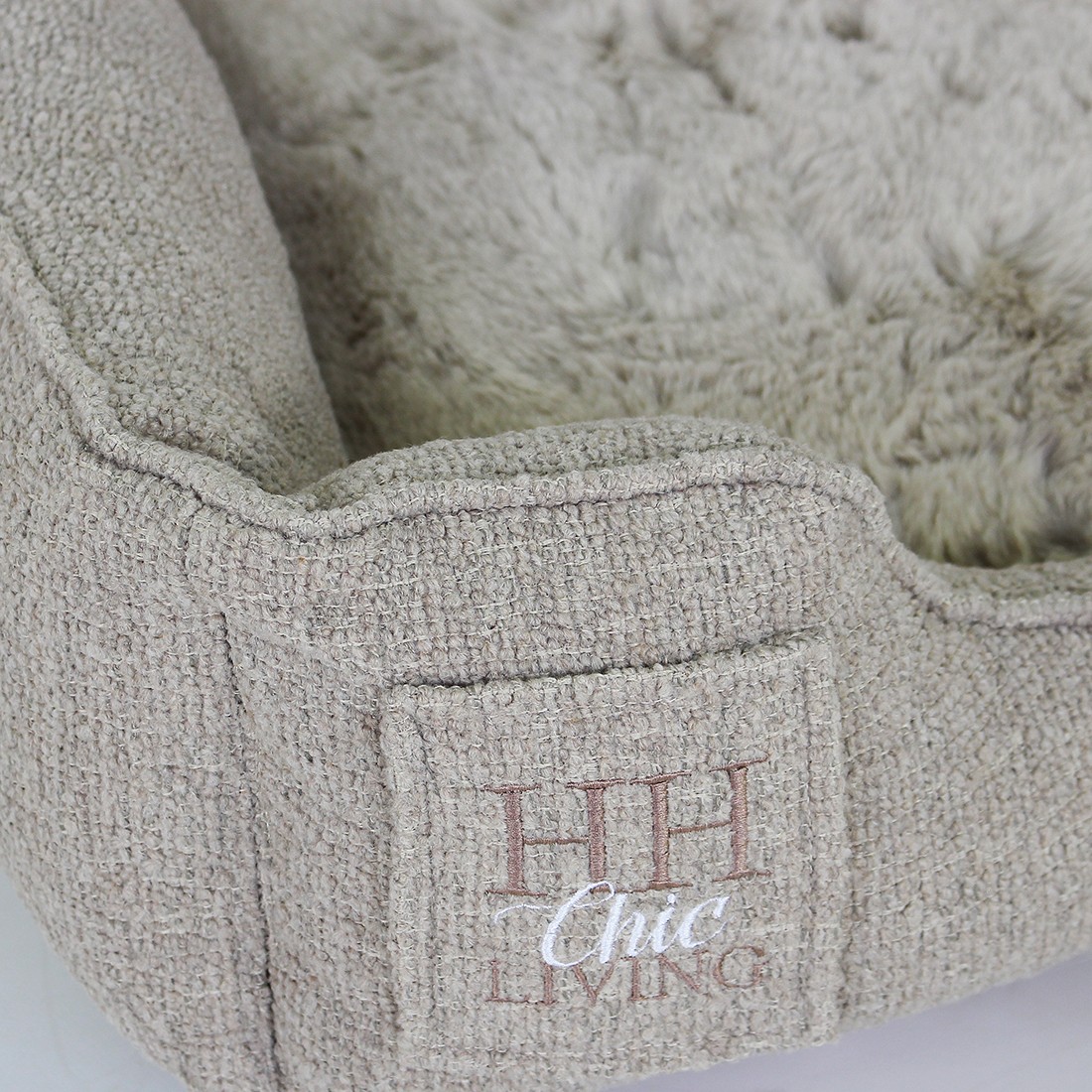 Happy House Happy House Orthopedische Hondenmand Chic Boucle Beige Happy House Orthopedische Hondenmand Chic Boucle Beige - Afbeelding 3