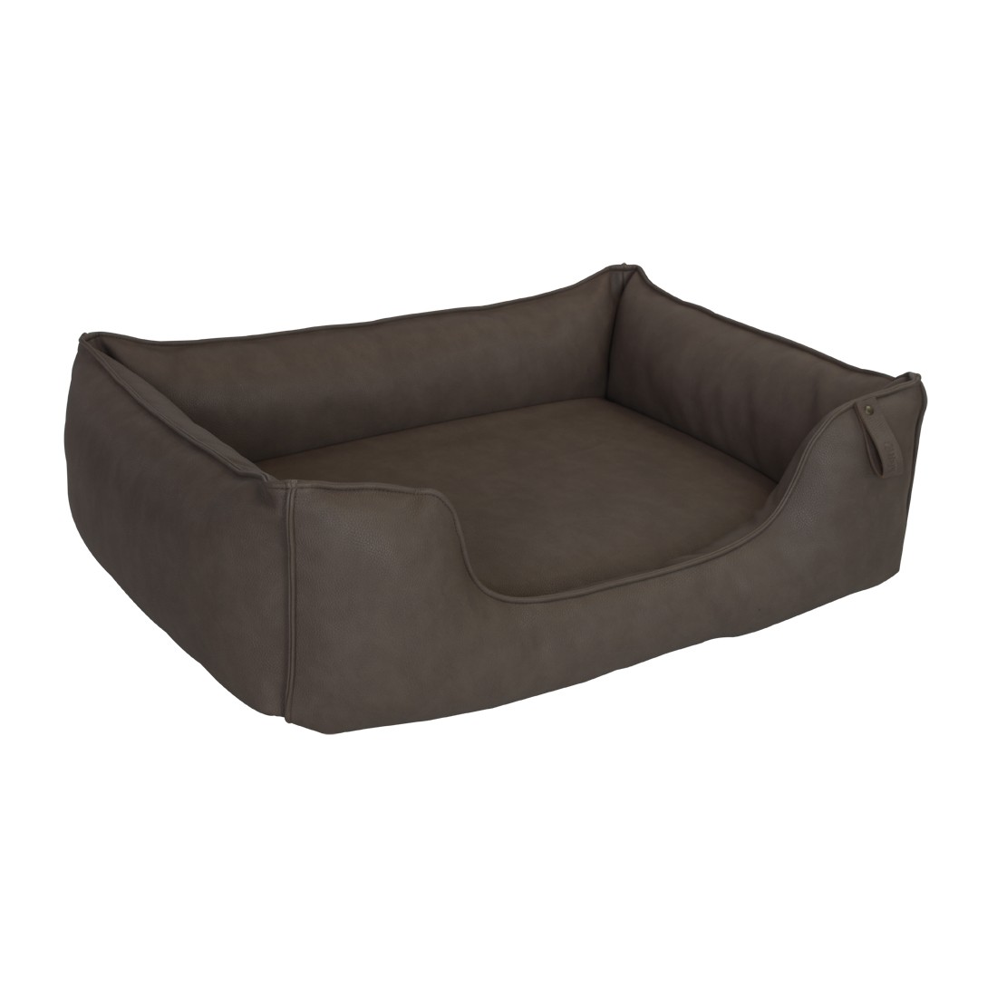 Happy House Happy House Orthopedische Hondenmand Vip Pu Leer Bruin Happy House Orthopedische Hondenmand Vip Pu Leer Bruin - Afbeelding 2