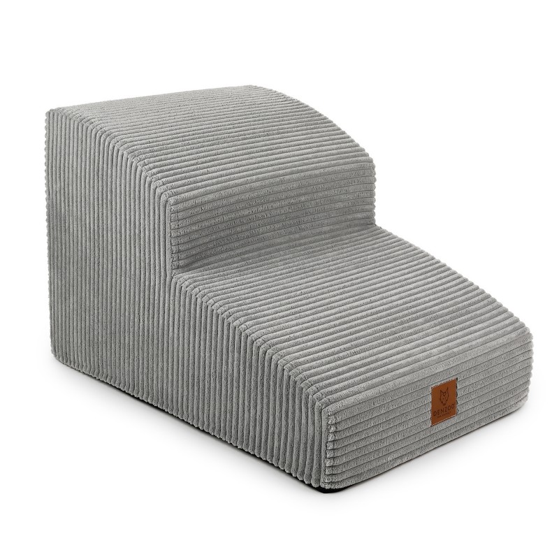 Denzoo Orthopedische Hondenmanden Hondentrap Milano Grijs – Honden Trap voor Bank en Bed – Wasbare Hoes Hondentrap Milano Grijs – Honden Trap voor Bank en Bed – Wasbare Hoes
