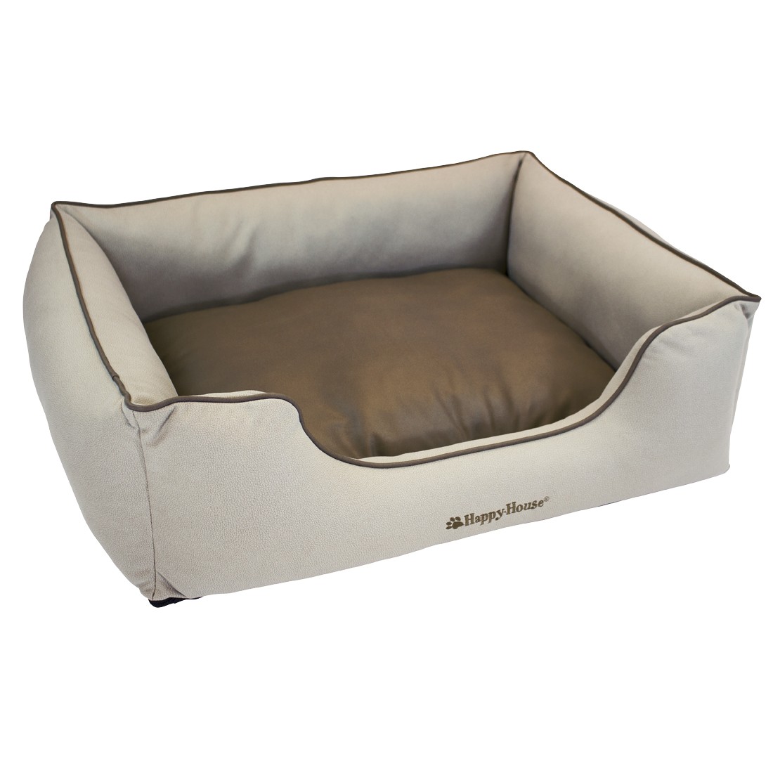 Happy House Happy House Orthopedische Hondenmand Nappa Ortholuxe® Beige Taupe Happy House Orthopedische Hondenmand Nappa Ortholuxe® Beige Taupe - Afbeelding 4