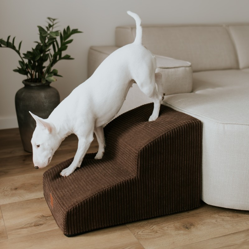 Denzoo Orthopedische Hondenmanden Hondentrap Milano Grijs – Honden Trap voor Bank en Bed – Wasbare Hoes Hondentrap Milano Grijs – Honden Trap voor Bank en Bed – Wasbare Hoes - Afbeelding 4