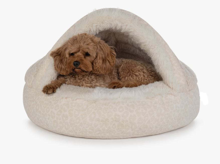 Kleine hondenmand Hondenmand Snuggle Cave Serengeti Deluxe Crème Hondenmand Snuggle Cave Serengeti Deluxe Crème - Afbeelding 3